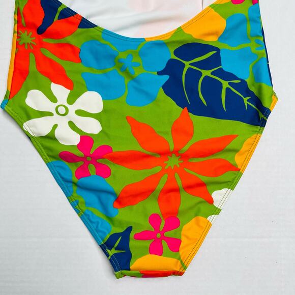 Revolve Faithfull the Brand Aurea One Piece Swimsuit Multi Floral 4/Small NWT - Picture 8 of 11